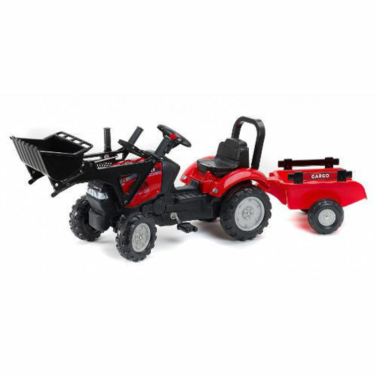 Poza cu Tractor Case IH cu Remorca si Cupa
