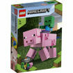 Poza cu LEGO Minecraft - Porc BigFig cu bebelus de zombi 21157