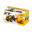 Poza cu Tractor falk JCB cu remorca lopata si grebla