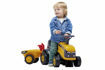 Poza cu Tractor falk JCB cu remorca lopata si grebla