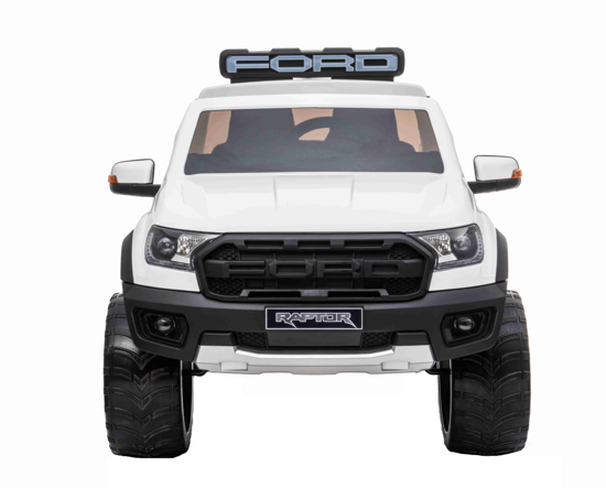 Poza cu Jeep electric cu 2 locuri, Ford, F150 alb