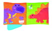 Poza cu Carticica bebe 8 pagini cu dinosauri, Galt