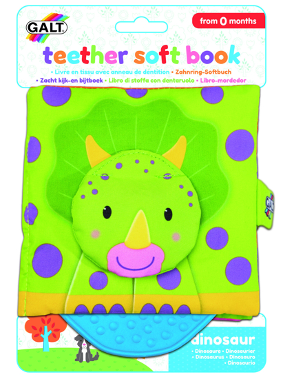 Poza cu Carticica bebe 8 pagini cu dinosauri, Galt
