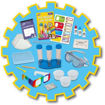Poza cu Set educativ Galt - Rainbow lab 12 experimente