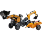 Poza cu Tractor cu pedale pentru copii FALK 967N cu incarcator, excavator si siding
