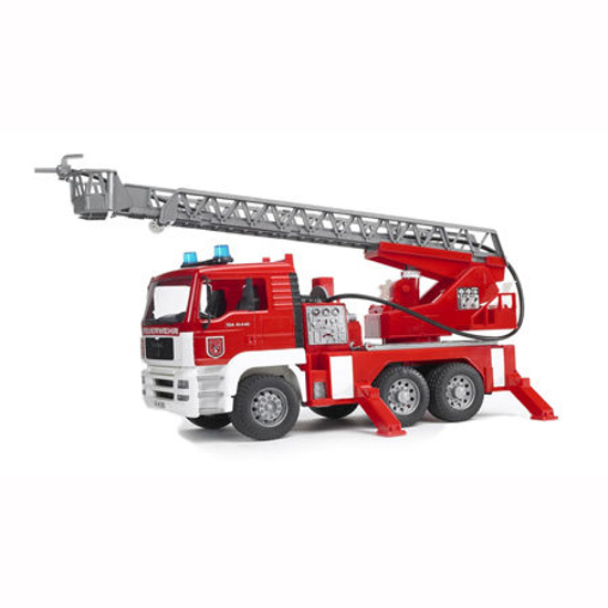 Poza cu Camion de pompieri Bruder MAN cu pompă de apă efecte sonore și luminoase 02771