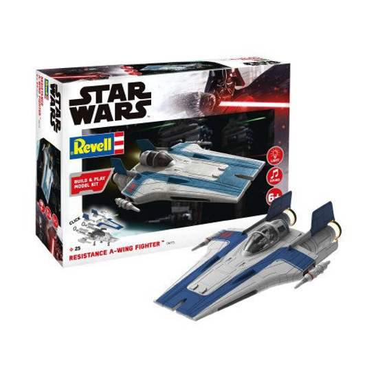 Poza cu Revell Star Wars Resistance A Warrior Fighter albastru 1:44 6773