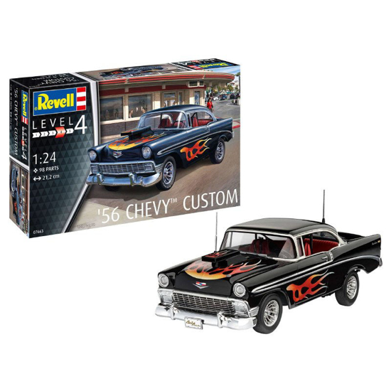 Poza cu Revell 56 Chevy Customs 1:24 7663