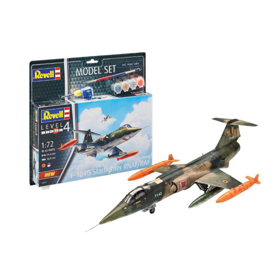 Poza cu Set model Revell F 104 G Starfighter NL / B 1:72 63879