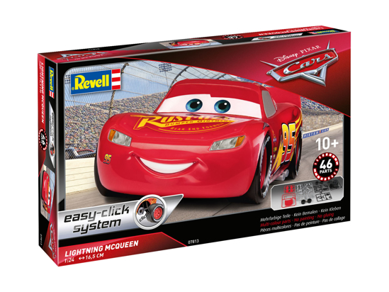 Poza cu Revell Verdák 3 Lightning McQueen Easy Click 1:25 7813
