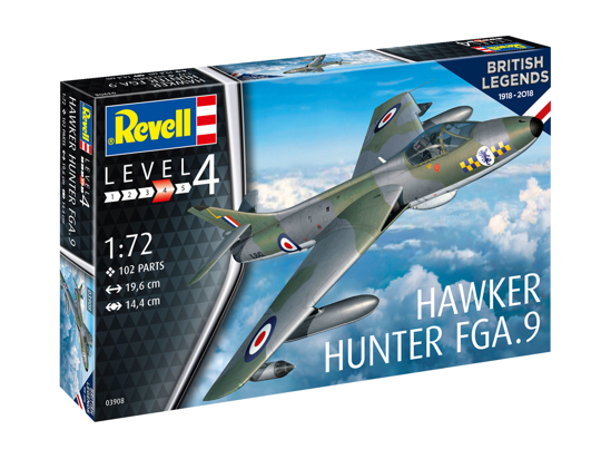 Poza cu Revell 100 de ani RAF: Hawker Hunter FGA9 3908
