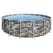 Poza cu Piscina Bestway cu cadru otel, model Piatra, rotund, material TRITECH ™ 5.49 x 1.32 m cu accesorii