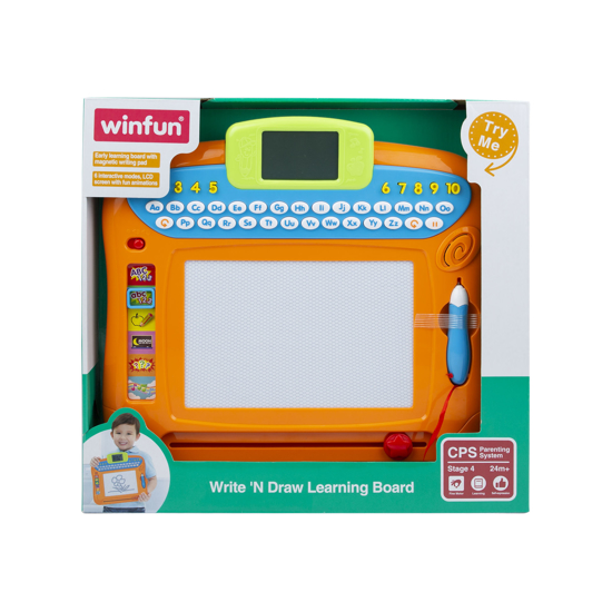 Poza cu Jucarie pentru copii, tablita de invatare, de scris si desenat, Winfun, 2258