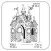 Poza cu Castel de printesa mare pentru copii, Feber, 3254 