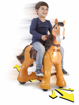 Poza cu Ride-on Calutul meu salbatic, cu acumulator 12 V, Feber, 12000