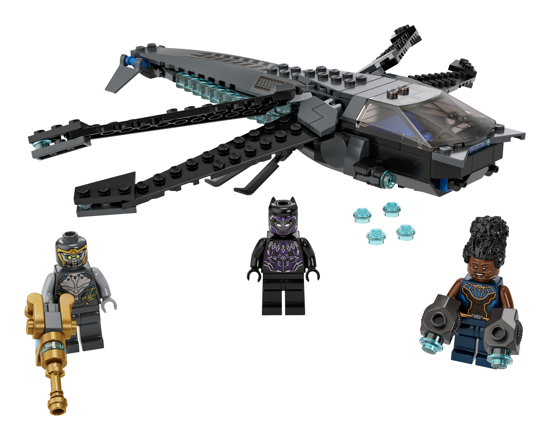 Poza cu LEGO® Marvel Nava libelulă a Panterei negre 76186