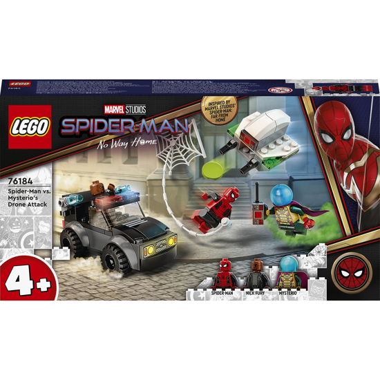 Poza cu LEGO Super Heroes - Omul Paianjen contra Atacul dronei lui Mysterio 76184, 73 piese