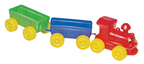 Poza cu Trenulet cu vagoane din plastic, DOHANY 444