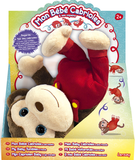 Poza cu Plus maimutica care se rostogoleste My baby tumble and friends 55061