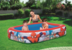 Poza cu Piscina copii gonflabila 98011 de familie, Bestway, Dreptunghiular, Model Spider-Man, 2.00 m x 1.46 m x 48 cm, Multicolor