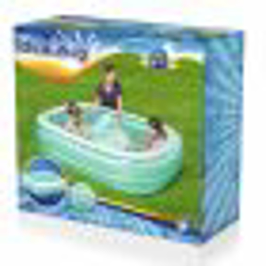 Poza cu Piscina gonflabila, dreptunghiulara, 200 x 146 x 48 cm, 450 L Bestway turcoaz