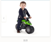 Poza cu Vehicul Falk fara Pedale Moto Hobby Horse Kawasaki 3UD, FK 402KX