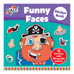 Poza cu Carte cu abtibilduri Funny Faces, Galt, A3069A