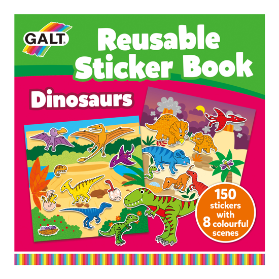 Poza cu Cartea mea cu stickere - Dinozauri Galt
