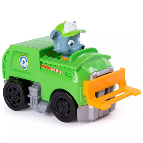 Poza cu Figurina cu masinuta de reciclare Paw Patrol - Rocky, 20106660