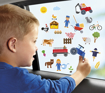 Poza cu Set de creatie Totum - Stickere reutilizabile pentru geam, Ferma,  TOT 025417