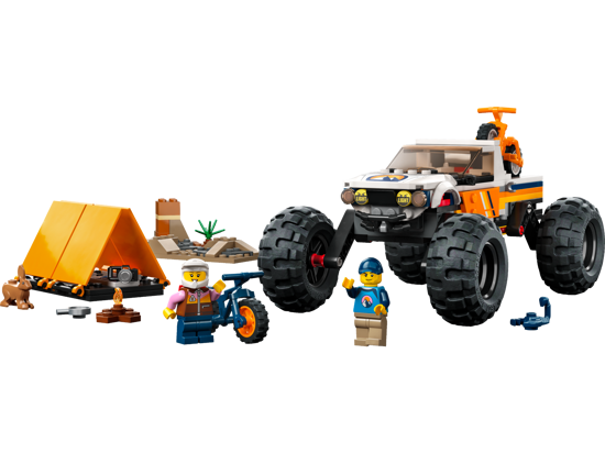Poza cu LEGO® City - Aventuri off road cu vehicul 4x4 60387, 252 piese