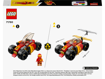 Poza cu LEGO® Ninjago - Masina de curse EVO ninja a lui Kai 71780, 94 piese