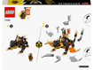 Poza cu LEGO® Ninjago - Dragonul de pamant EVO al lui Cole 71782, 285 piese