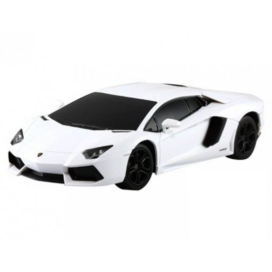 Poza cu Masina cu telecomanda R/C 1:24 Aventador LP700, Rastar Alb 46300