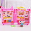 Poza cu Mini set de joaca cu figurina Baby Box Cat, Casa de papusi Gabby, 20140105, roz