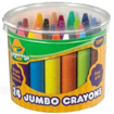 Poza cu Set creioane cerate Jumbo, 24 buc, multicolor, Crayola 81-2784