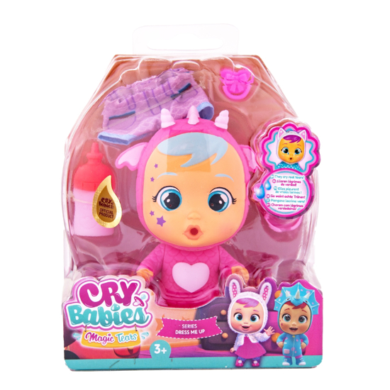 Poza cu Papusa bebelus Mini Cry Babies Dress Me up Bruny 916258-87569