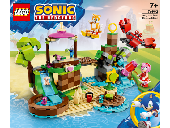 Poza cu LEGO® Sonic - Insula lui Amy pentru salvarea animalelor 76992, 388 piese
