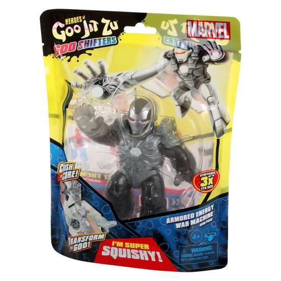 Poza cu Figurina elastica Goo Jit Zu Goo Shifters Marvel – War Machine 42577-42578