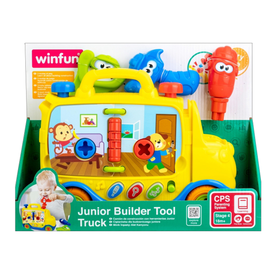 Poza cu Jucarie bebelus camion cu forme lumini si sunete Winfun 000795