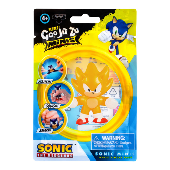 Poza cu Figurina elastica Goo Jit Zu Minis Super Sonic 42824-42829