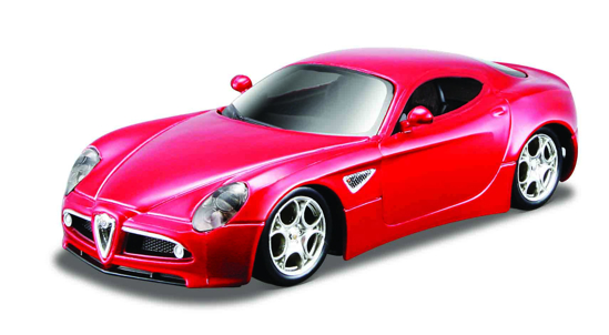 Poza cu Macheta Masinuta Bburago scara 1:32 Alfa8C Competrizione Rosu, BB43100-43044