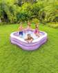 Poza cu Piscina Gonflabila Beach Wave Mov 229x229x56 cm, 57495NP