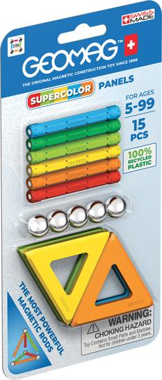 Poza cu Geomag set magnetic 15 piese Supercolor, 376