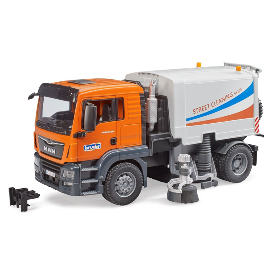 Poza cu Jucarie Utilaj Bruder Masina Commercial - Man TGS, pentru Maturat Strada, BR03485