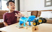 Poza cu HOT WHEELS LANSATOR MONSTER TRUCK RECHINUL CU DOUA MASINUTE