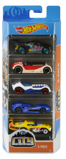 Poza cu SET 5 MASINI HOT WHEELS CITY SPORT