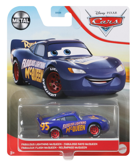 Poza cu MASINUTA METALICA CARS3 PERSONAJUL FULGER McQUEEN ALBASTRU