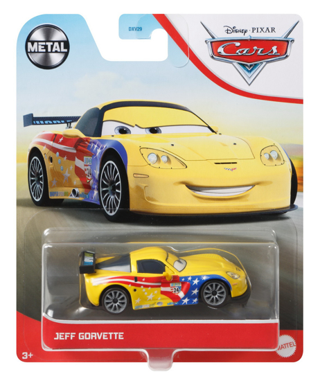 Poza cu MASINUTA METALICA CARS3 PERSONAJUL JEFF GORVETTE