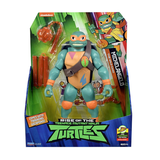 Poza cu TESTOASELE NINJA FIGURINA MICHELANGELO GIGANT CU ACCESORII DE LUPTA
